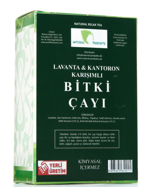 Lavanta & Kantaron Karışımlı Bitki Çayı -125 Gr