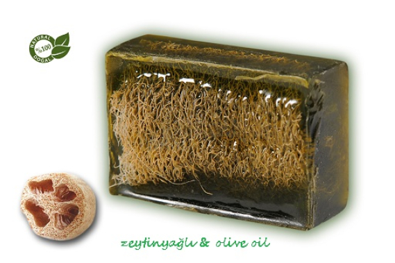 Zeytinyağlı Kabak Lifli Sabun Selülit Sabunu - 120 gr