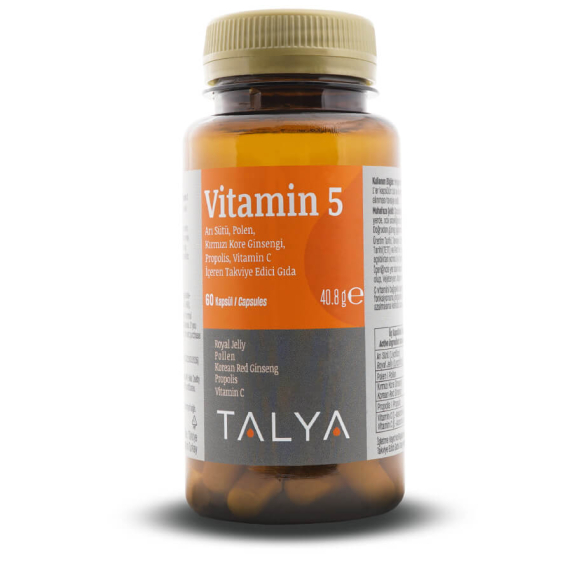 Talya Energy Booster 5 Vitamine 60 Kaps.